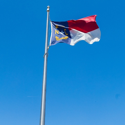 north carolina flag square